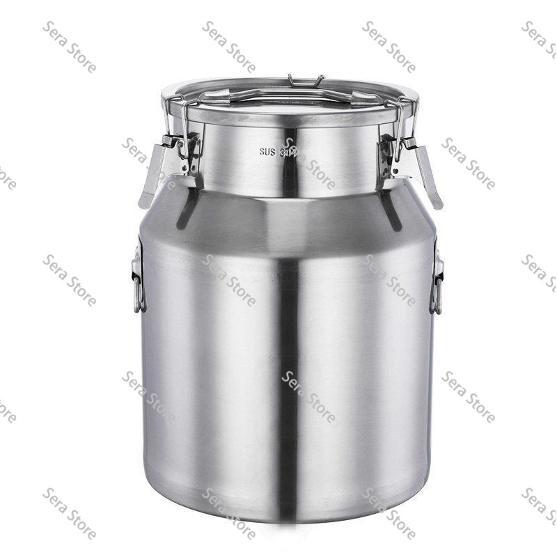 Food Storage Drums - 50-фунтовая герметичная бочка из нержавеющей стали