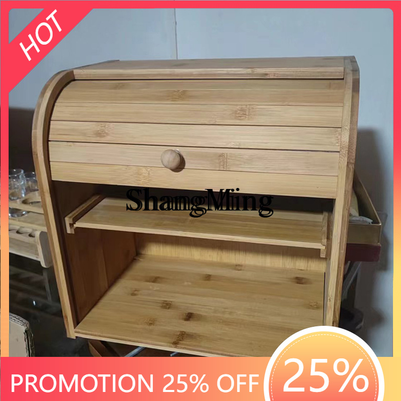 Bread Box Bamboo - SM бытовой бамбуковый ящик для хранения