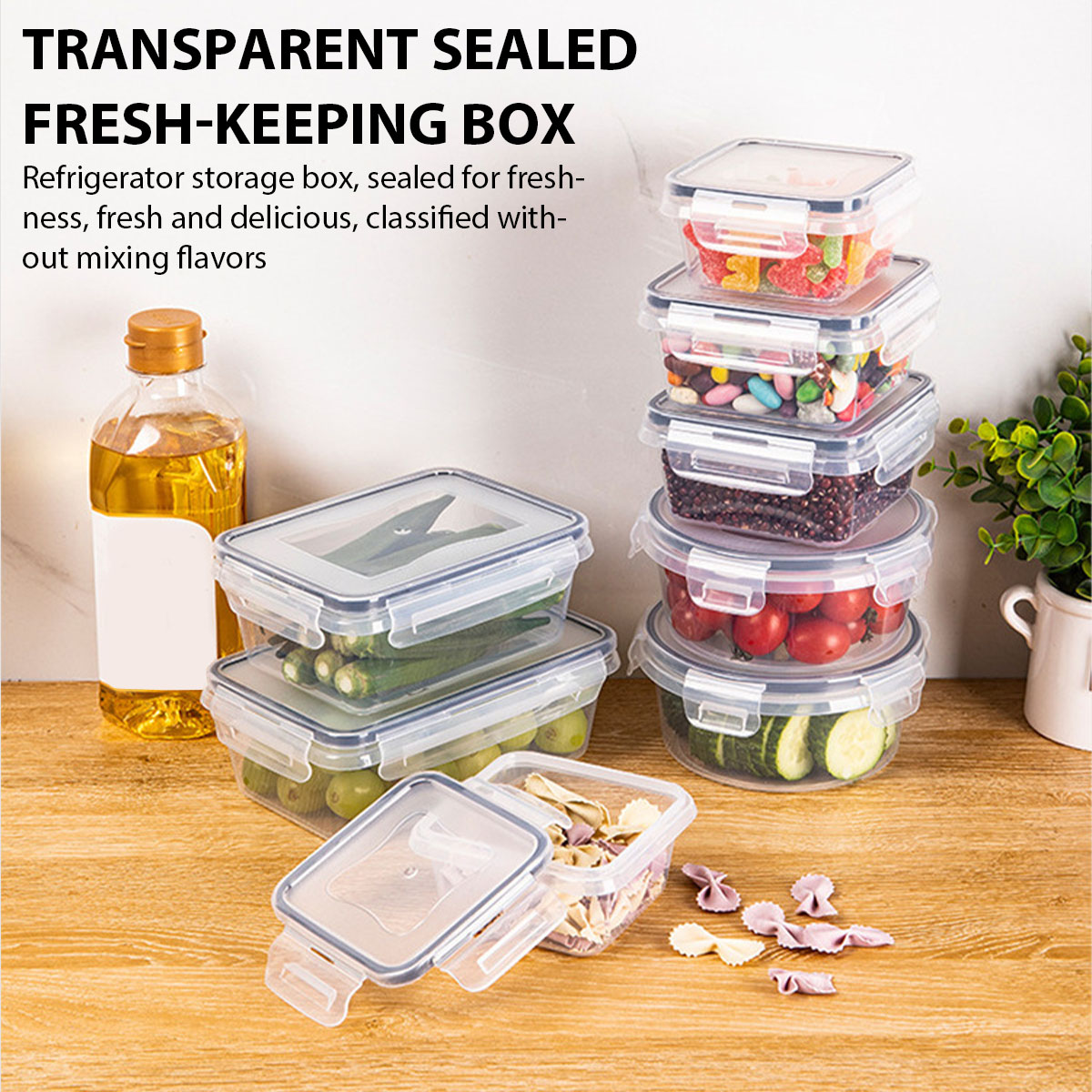 Food Storage Bowls - 24 шт./компл., набор коробок для хранения