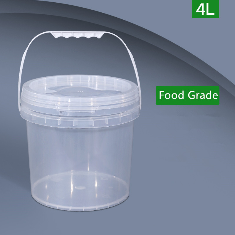 Food Storage Not Plastic - 1 шт., 4-литровое круглое пластиковое ведро,
