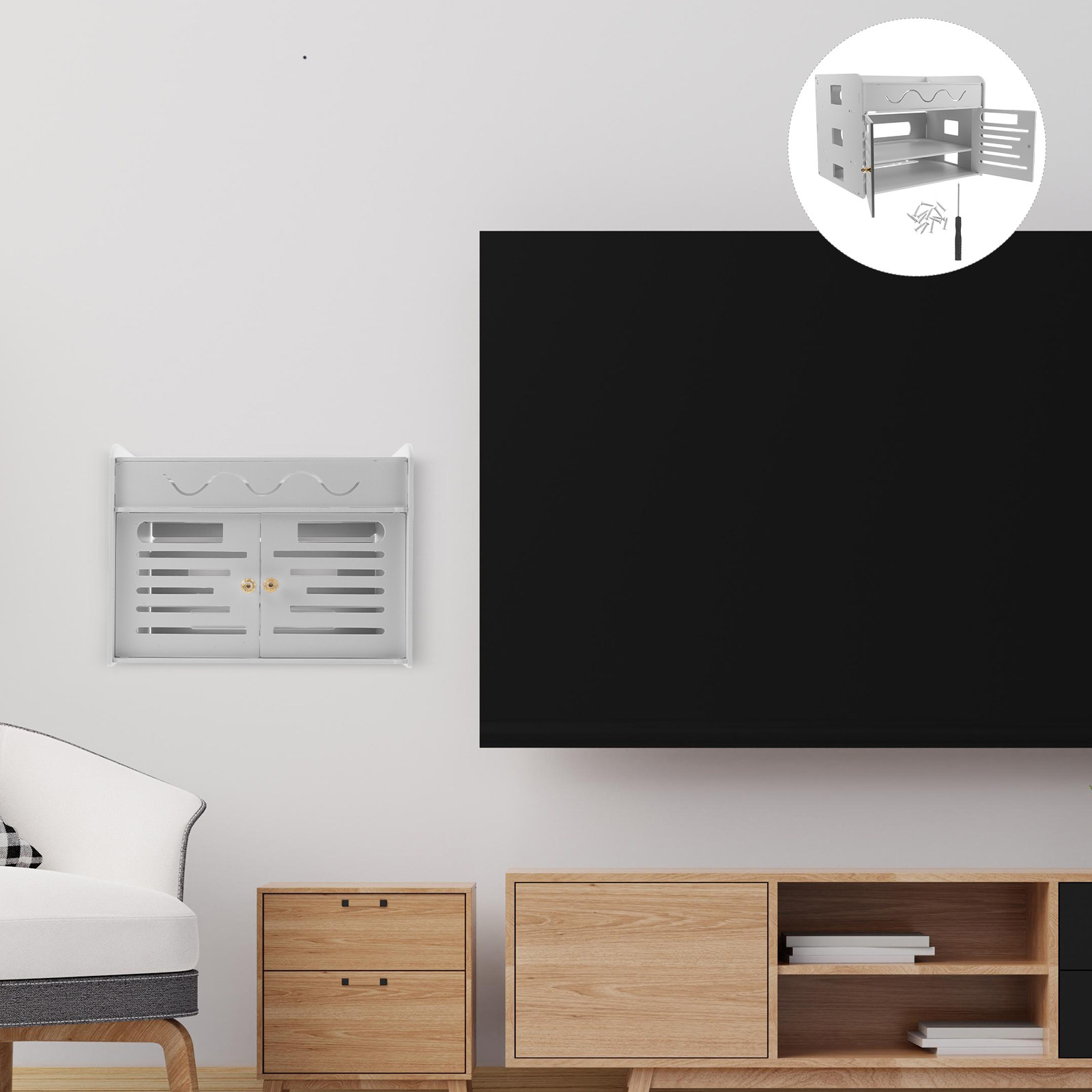 Food Storage Management - Трехслойный органайзер для Wi-Fi роутера, коробка