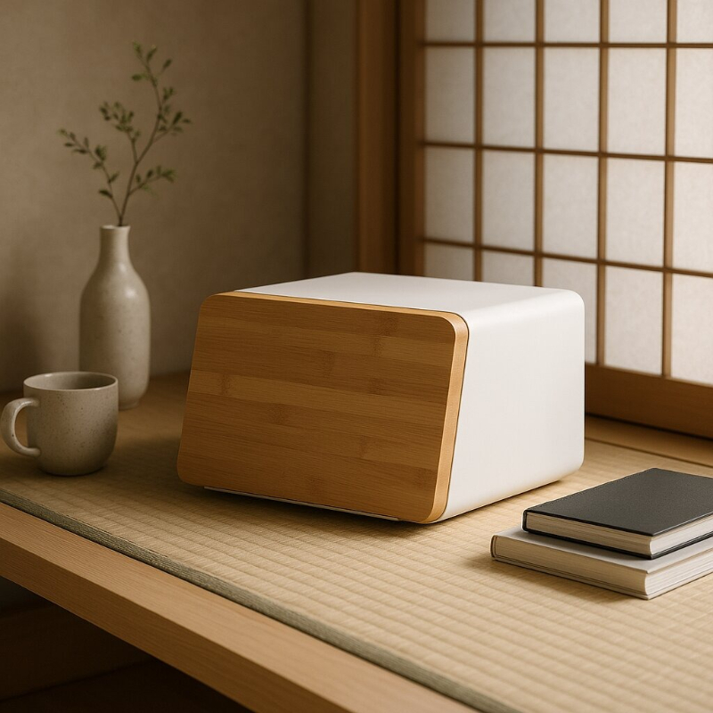 Bread Box Bamboo - Бамбуковая хлебница для хранения на кухне,
