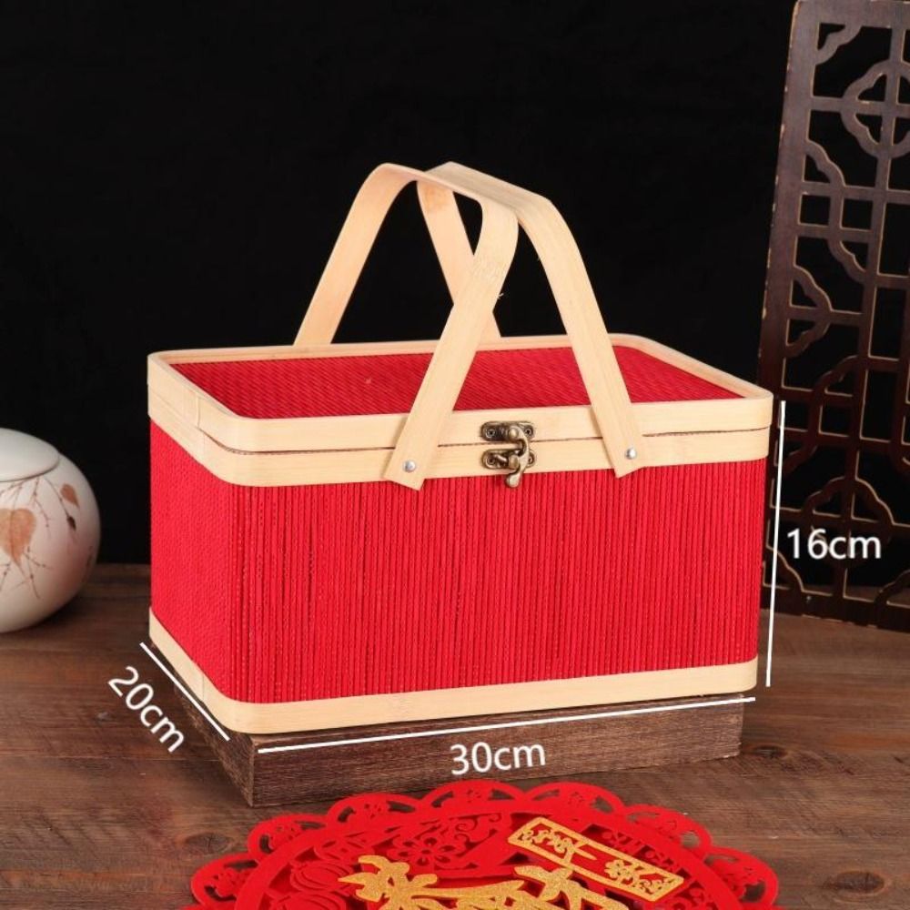 Bread Box Bamboo - Винтажная бамбуковая корзина в китайском стиле