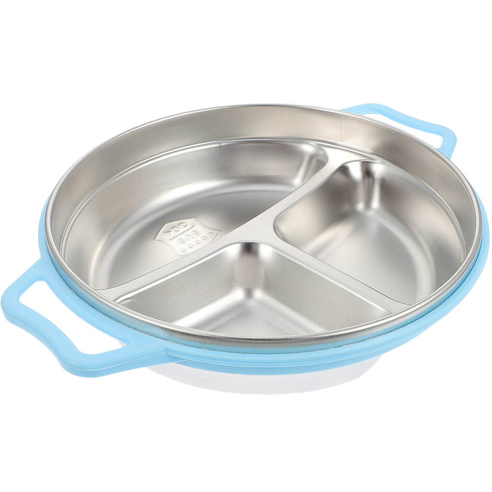 Food Storage In Stainless Steel - Детская тарелка-органайзер из нержавеющей стали с