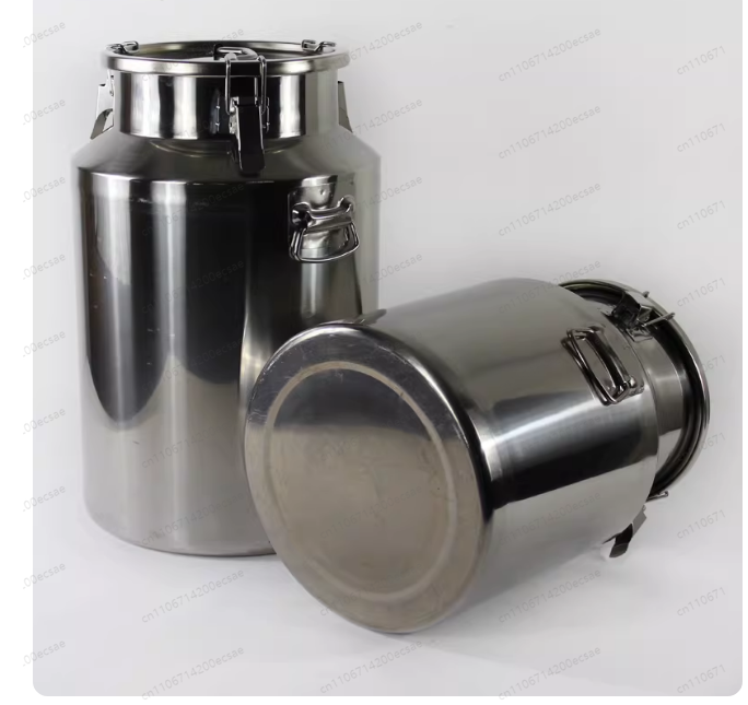 Food Storage Drums - 50-фунтовая герметичная бочка из нержавеющей стали