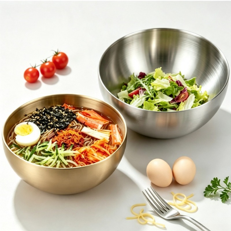 Food Storage Bowls - Миски для смешивания из нержавеющей стали,