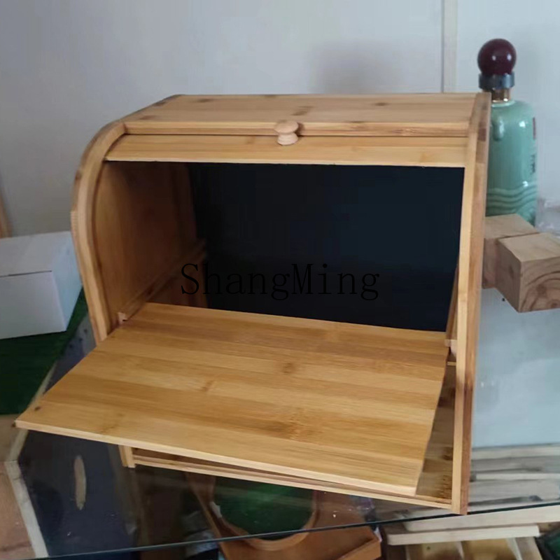 SM бытовой бамбуковый ящик для – обзор и цена Bread Box Bamboo