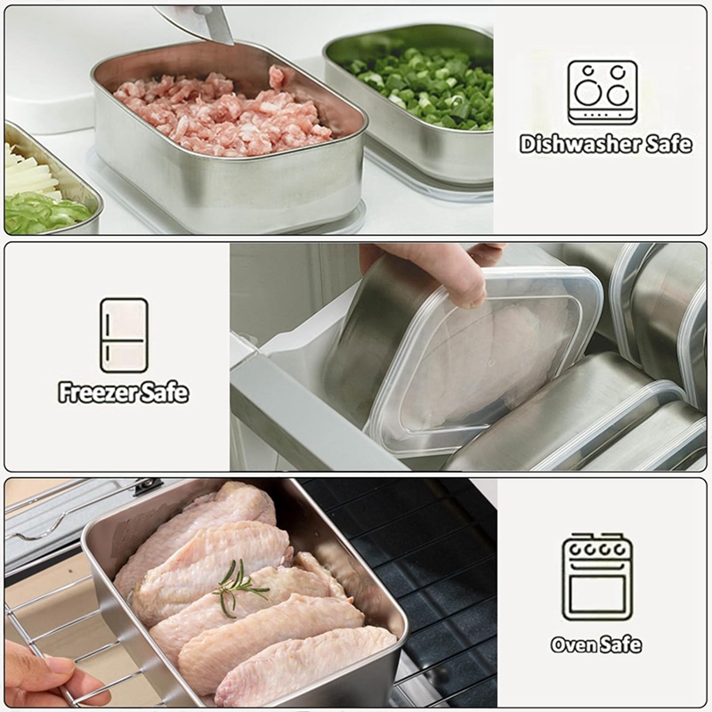 Контейнеры из нержавеющей стал – обзор и цена Food Storage And