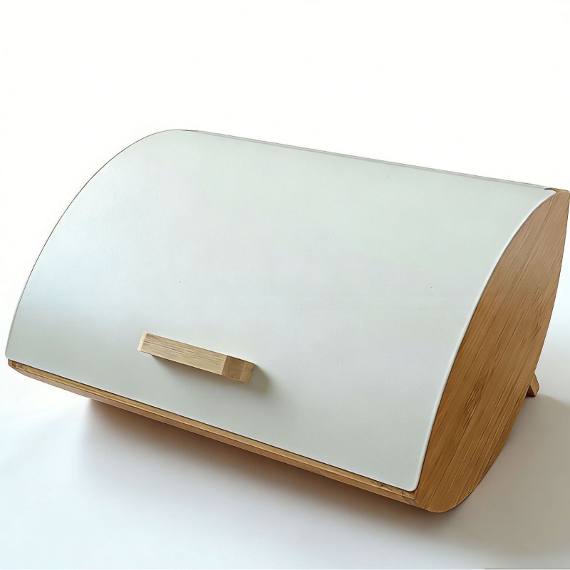 Хлебница с бамбуковой крышкой, – обзор и цена Bread Box Bamboo
