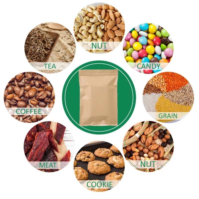 100 шт. коричневых крафт-пакет – обзор и цена Food Storage And