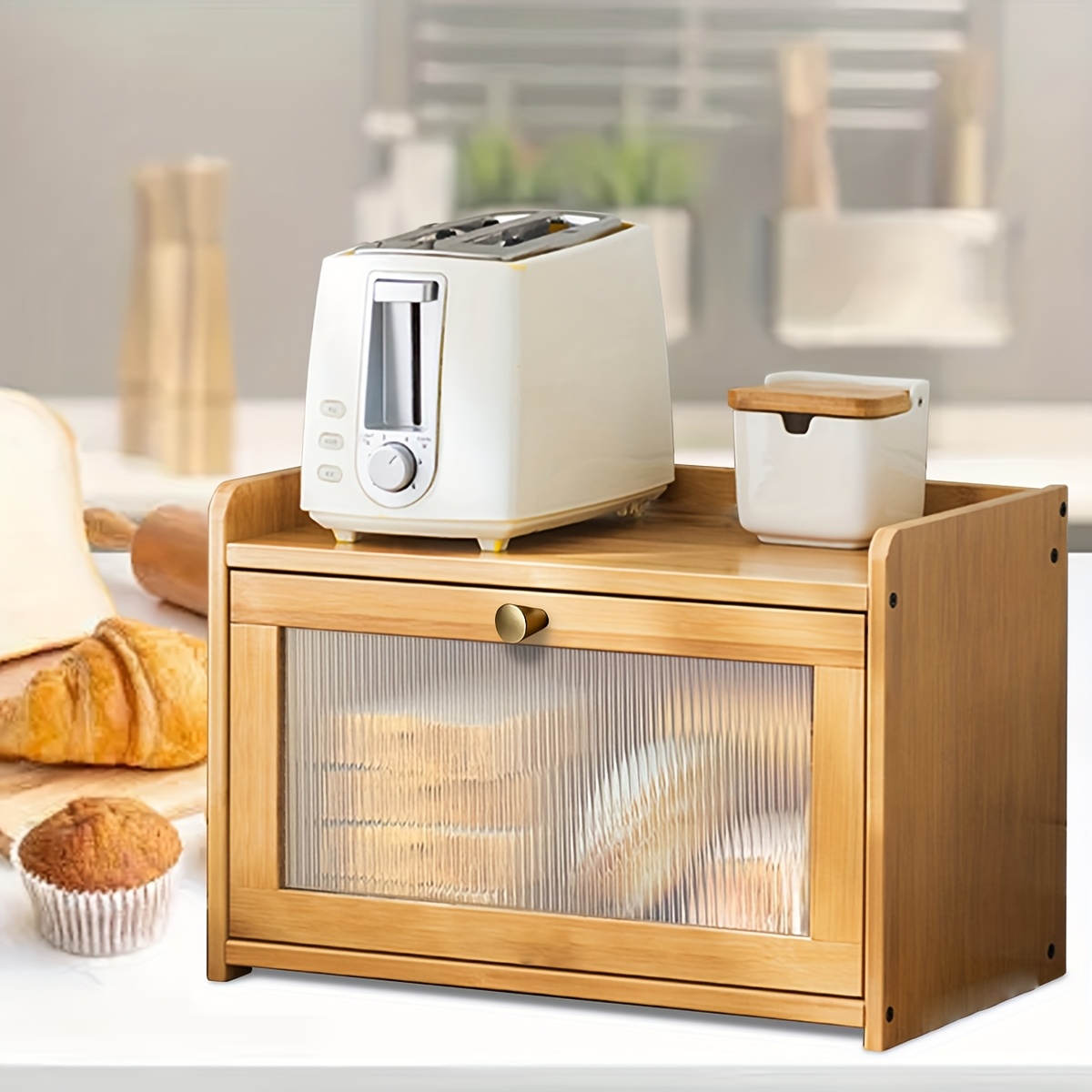2-уровневая бамбуковая хлебниц – обзор и цена Bread Box Bamboo