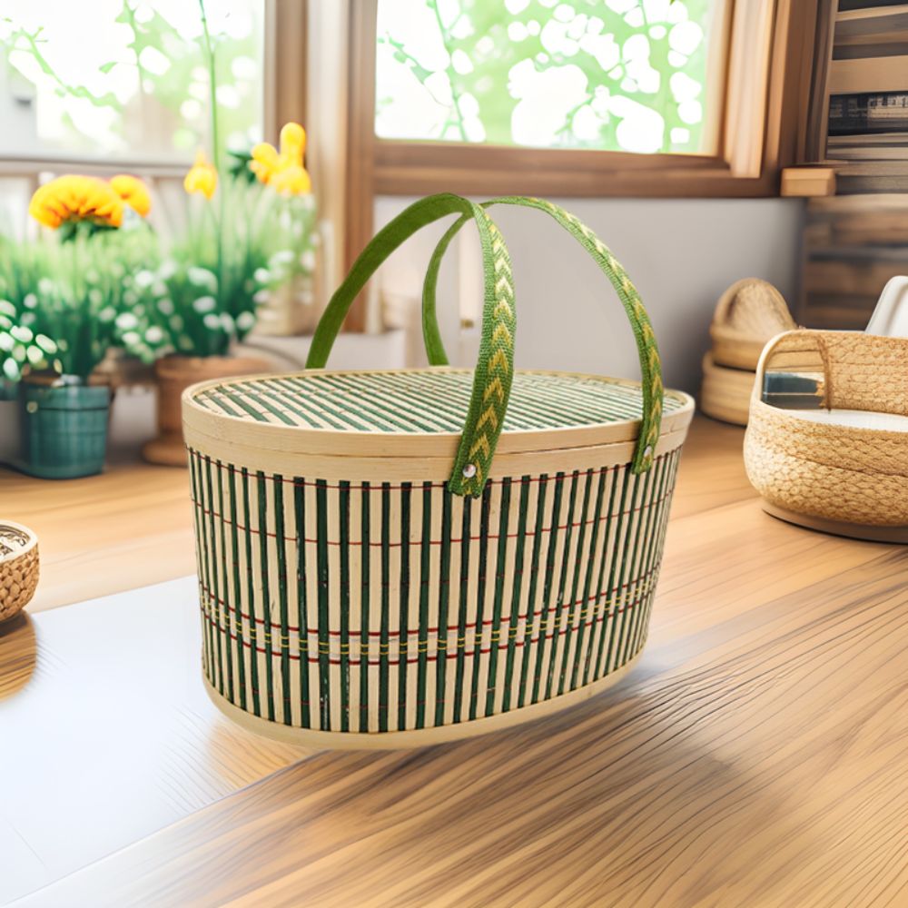 Винтажная бамбуковая корзина д – обзор и цена Bread Box Bamboo