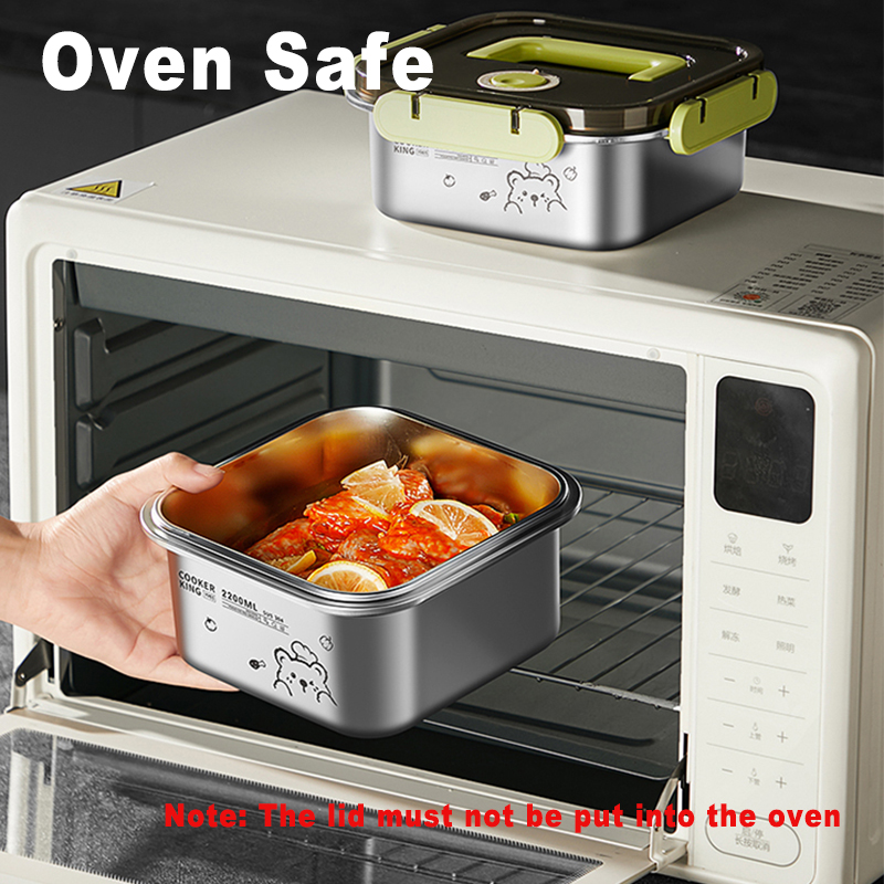 COOKER KING 420-6200 мл Контей – обзор и цена Food Storage Stainless Steel Containers