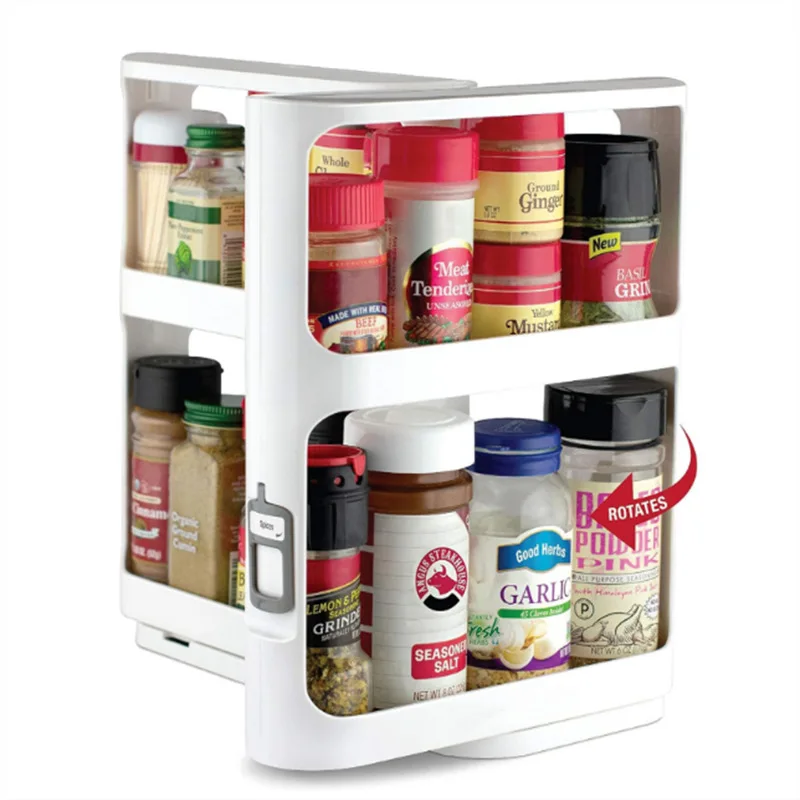 Многослойная вращающаяся полка – обзор и цена Food Storage In Cabinets