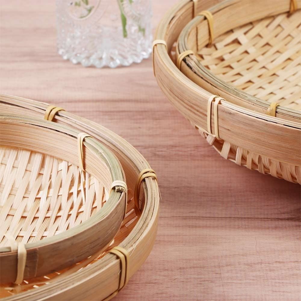 Плетеный бамбуковый поднос руч – обзор и цена Bread Box Bamboo