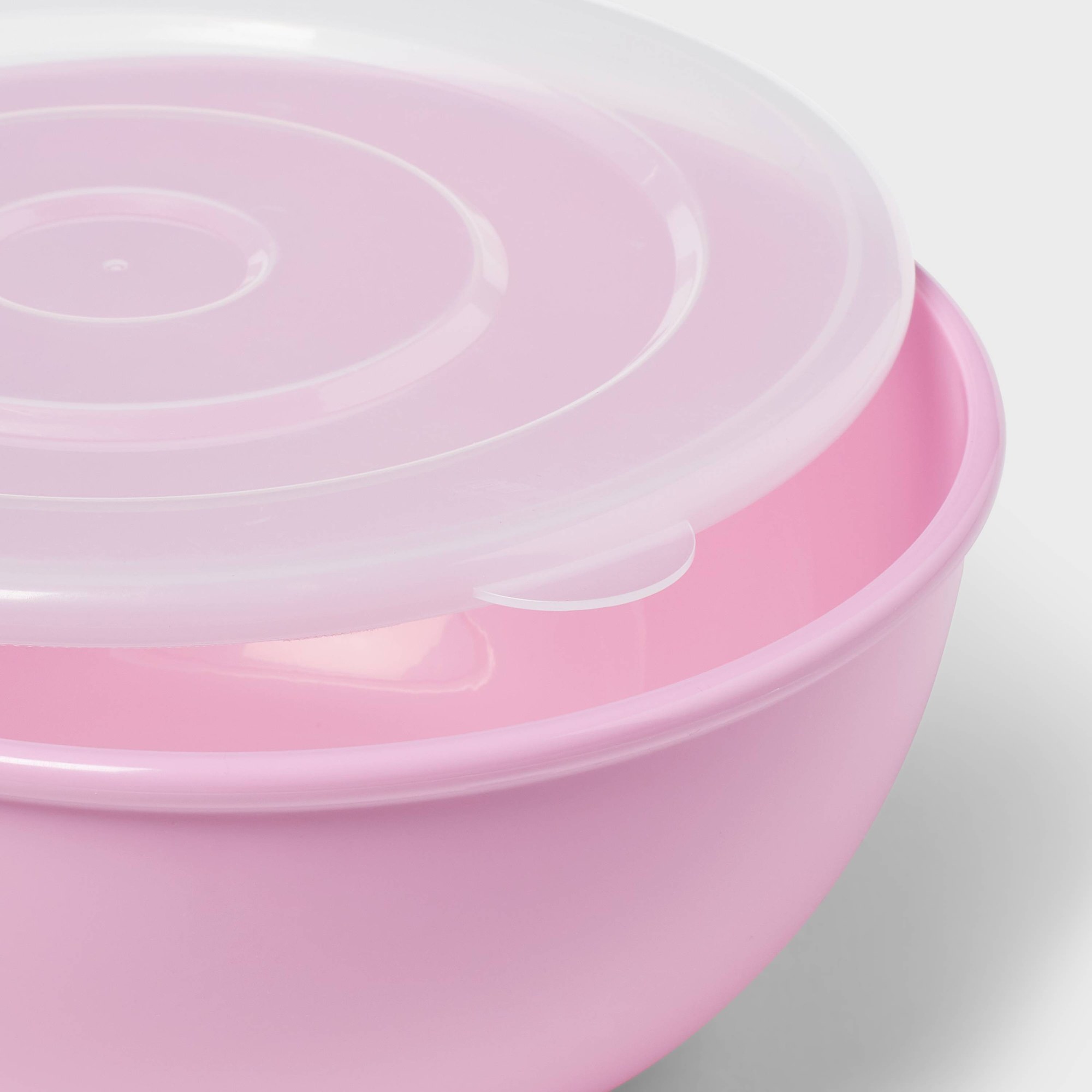 Розовая миска с подходящей кры – обзор и цена Food Storage Bowls